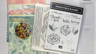 Stampin’ Up! Online Exclusives Unboxing Video & Irresistible Blooms Hello Card Tutorial