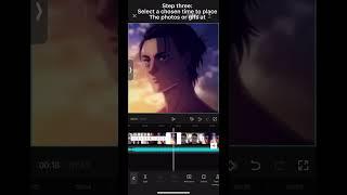 #capcut #editingtutorial #edit #shorts #anime #erenjaeger #animeedit || CapCut Edit Tutorial￼￼