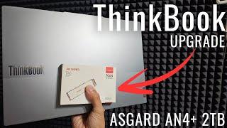 Прокачай свой Lenovo Thinkbook 16 G6+ с помощью 2TB SSD Asgard всего за 5 минут!