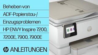 Beheben von ADF-Papierstau-/Einzugsproblemen | HP ENVY Inspire 7200, 7200E, 7900, 7900E | HP Support