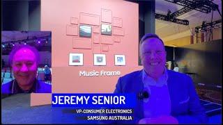 VIDEO INTERVIEW: Music Frame, AI Screens, Neo QLED 8K TVs, Transparent MicroLEDs and more!