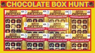 £50 Of £500 Selection Scratch Card. Chocolate Box HUNT. 