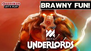  Let`s play Dota Underlords Top Meta Build Full Brawny!