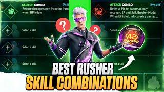 Best Rusher Combination || Best Character Combination for Rushers || Cs Rank & Br Rank Combination