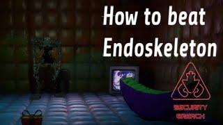 How To Beat Endoskeletons In FNAF Security Breach | Easiest Way