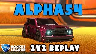 Alpha54 Ranked 2v2 POV #481 - Alpha54 & isRakan VS DrKnown & G0atSaft - Rocket League Replays