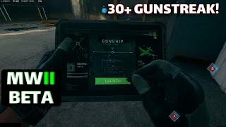 MWII Beta: SBMM TEST! 30+ GUNSTREAK & GUNSHIP! (reverse boosted) PS5 Gameplay