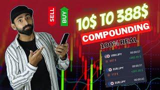 10$ to 388$ Quotex Compounding || 1 Minute Trading Strategy 100% Real Quotex Trading