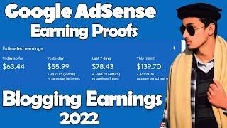 Google AdSense Earning Proof | Earn Money with AdSense | Blogging Earning Proof