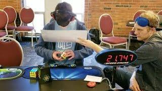 3x3 Rubik's Cube Blindfolded in 34.62 Seconds! - Lucas Etter [Official]