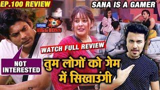 Bigg Boss 13 Review EP 100 | Shehnaz SMART Game | Sidharth Shukla | Asim Decodes Sana | BB 13