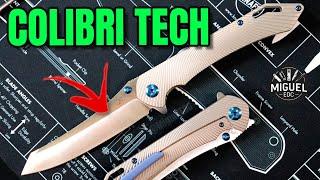 The Kinda Strange Looking Kansept Colibri Tech Folding Knife - Full Review