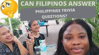 FILIPINOS ANSWER TRIVIA QUESTIONS ABOUT THE PHILIPPINES || NIGERIAN IN THE PHILIPPINES 