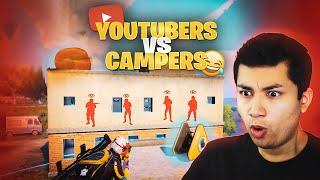 ROLEX REACTS to YOUTUBERS vs CAMPERS in PUBG MOBILE