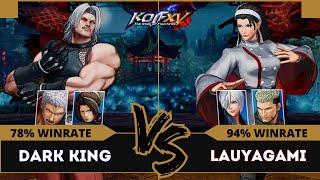 KOFXV⭐DARK KING (Duo Lon/Rugal/O.Yashiro) vs LAUYAGAMI (Angel/Goenitz/Chizuru)⭐Ranked Match 13/07/24