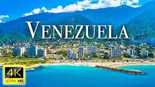 FLYING OVER VENEZUELA 4K - Scenic Relaxation Film With Calming Music