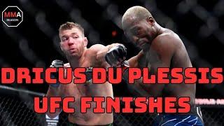 Dricus Du Plessis UFC Finishes - #ufc #ufc297 #dricusduplessis #fightnight #highlights #mma #canada