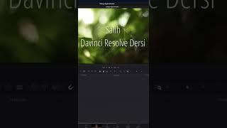 Davinci Resolve - Başlık ve Yazı Eklemek