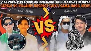 2 KEPALA 2 PELURU! ANDRA MODE DISEMANGATIN NAYYA CUY SEPELE VS VILLAIN!