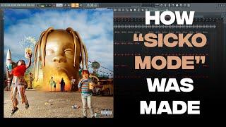 [BEST ON YOUTUBE] How "SICKO MODE" By Travis Scott Was Made On FL Studio 21 (All 3 Beats)