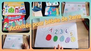 Activités pour bébés de 2ans °° actividades para ninos des 2 anos °° activities for 2 years old
