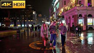 2.50 hours of London NIGHT Rain ️ London Rain Walk Compilation | Best Collection [4K HDR]