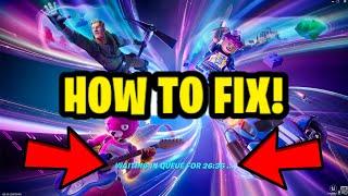 How to Fix Fortnite Waiting In Queue! (How To Skip Fortnite Queue)
