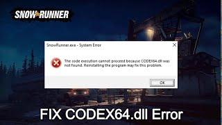 how to fix codex 64