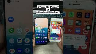 #shorts iPhone 7 Vs Realme 7 Boot Speed Test1080p