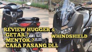 TUTORIAL & REVIEW WHINDSHIELD SECTBIL CARBU & HUGGER YAMAHA NMAX 2020.GETAR MENTOK.?