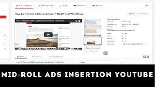 Mid-roll Ads Insertion - More Than One Ad in YouTube Videos