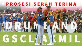 Bikin Haru! Prosesi Serah Terima Alat Drumband GSCL AKMIL tahun 2023