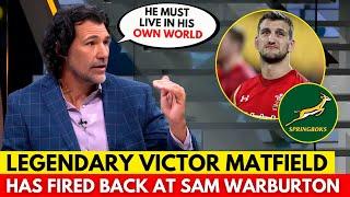 VICTOR MATFIELD DESTROYS SAM WARBURTON: "IRELAND BEST IN THE WORLD? WHAT A JOKE! | SPRINGBOKS NEWS