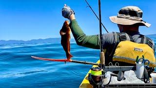 Bottom Fishing from Kayak - Washington Coast Neah Bay