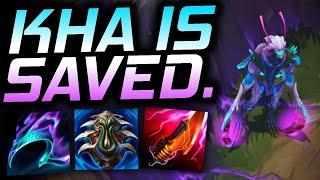 The New Season 14 Items are insane on Kha'Zix.