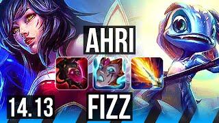 AHRI vs FIZZ (MID) | 900+ games, Legendary | EUW Master | 14.13