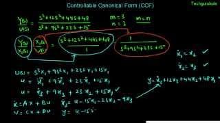 Controllable Canonical Form (CCF) - (m = n)