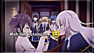 Ketika kakak lu vampir, Minta darah ke lu buat pulih in kekuatan nya...  } Anime jedag jedug {