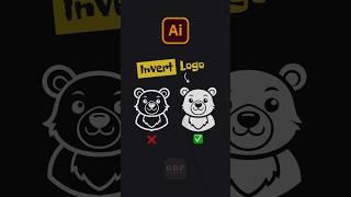 How to invert color of Logo in illustrator #logodesign #learnillustrator #illustratortips