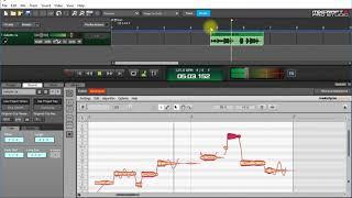 Fix Vocal Pitch Bad Notes in Mixcraft Studio Pro 8 using Melodyne
