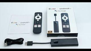 #Dcolor GD1 4K ATV Sticks #100% Google and Netflix Certified Android Tv Stick#