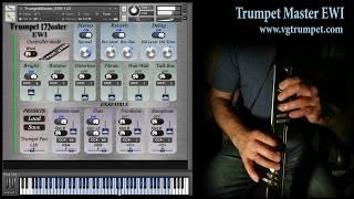 Trumpet Master EWI Kontakt sound library, Harmon mute, flute, brass