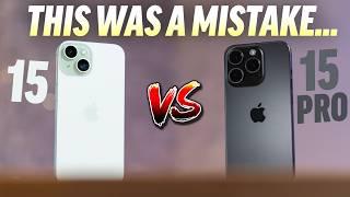 iPhone 15 vs 15 Pro - REAL Differences after 2 weeks!