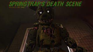 [SFM FNaF] Five Nights at Freddy's Springtrap's Death Scene [Remake]