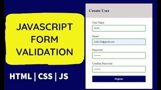 JavaScript Client-side Form Validation 2021 | Form Validation in JavaScript