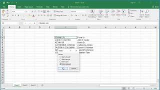 How to convert all Capital letter Words to proper form in Excel 2016