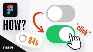 Create an Interactive Button Switch in 84 SECONDS (Figma Tutorial)