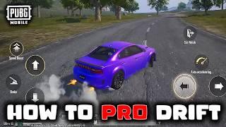 HOW TO PRO DRIFT in PUBG MOBILE (new update)