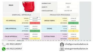 Garment Production TNA Template Tutorial in Excel | Streamline Your Workflow!