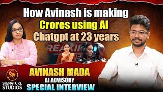 AVINASH MADA | AI ADVISORY | FULL EPISODE | JOURNALIST ANJALI |  Signature Studios